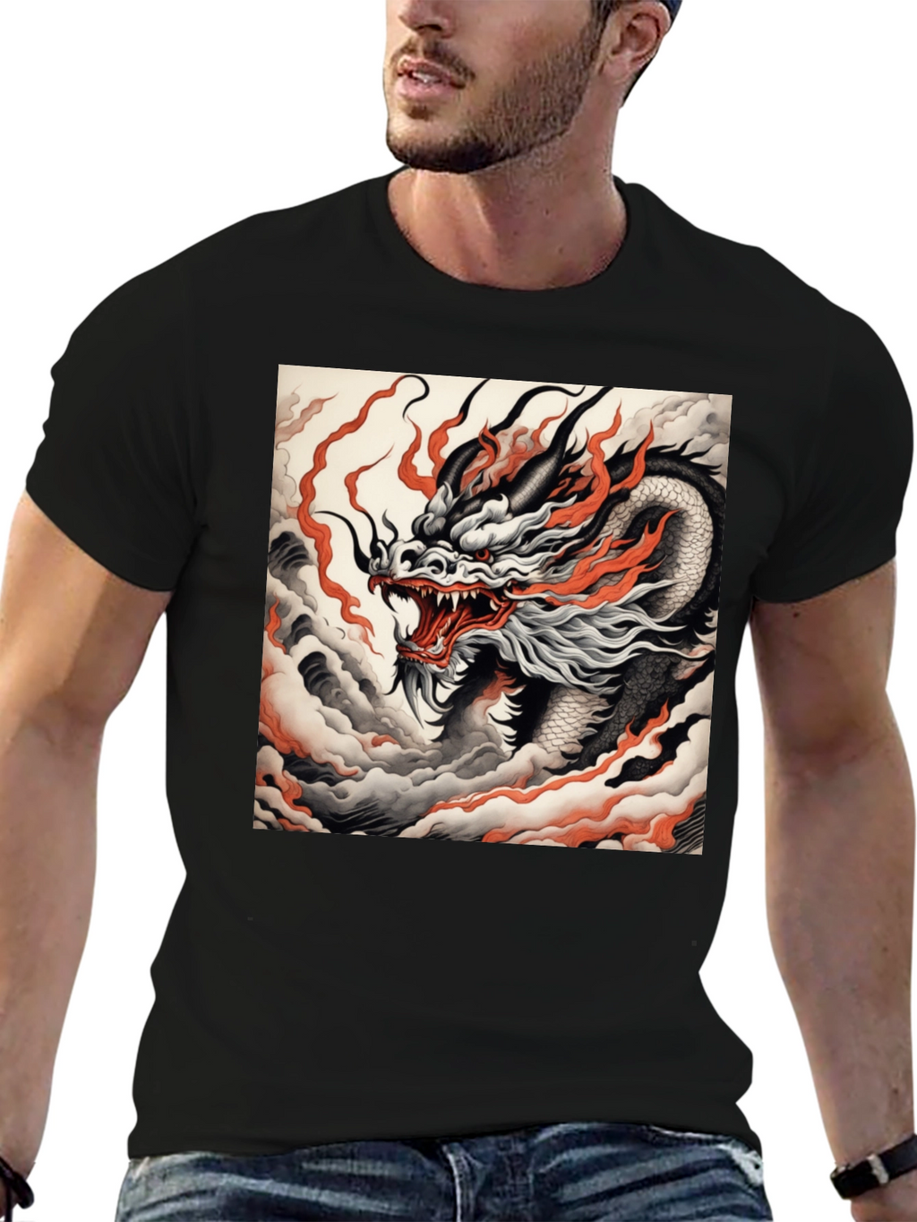 Dragon T-Shirt - Bold Graphic Tee