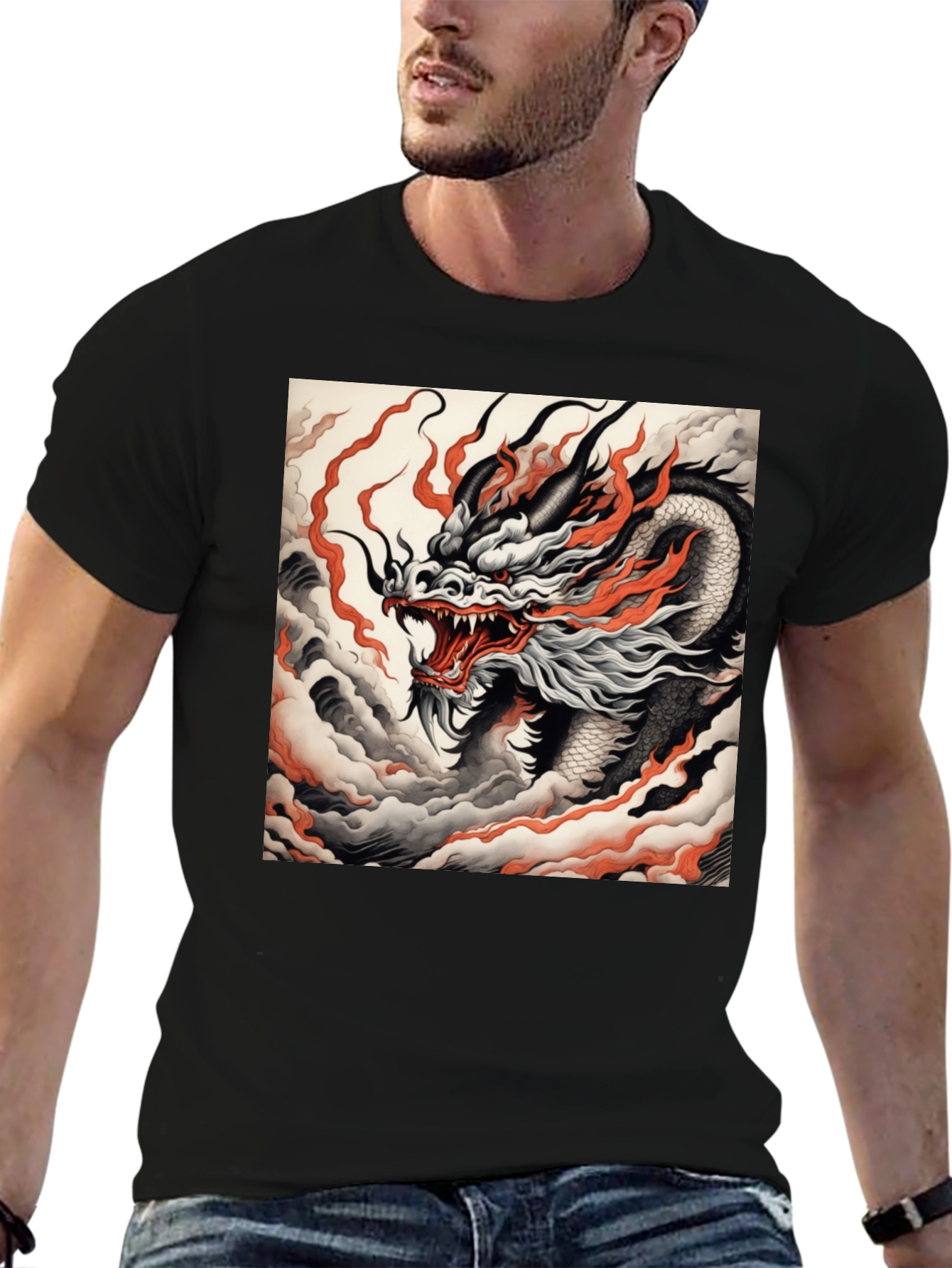 Dragon T-Shirt - Bold Graphic Tee