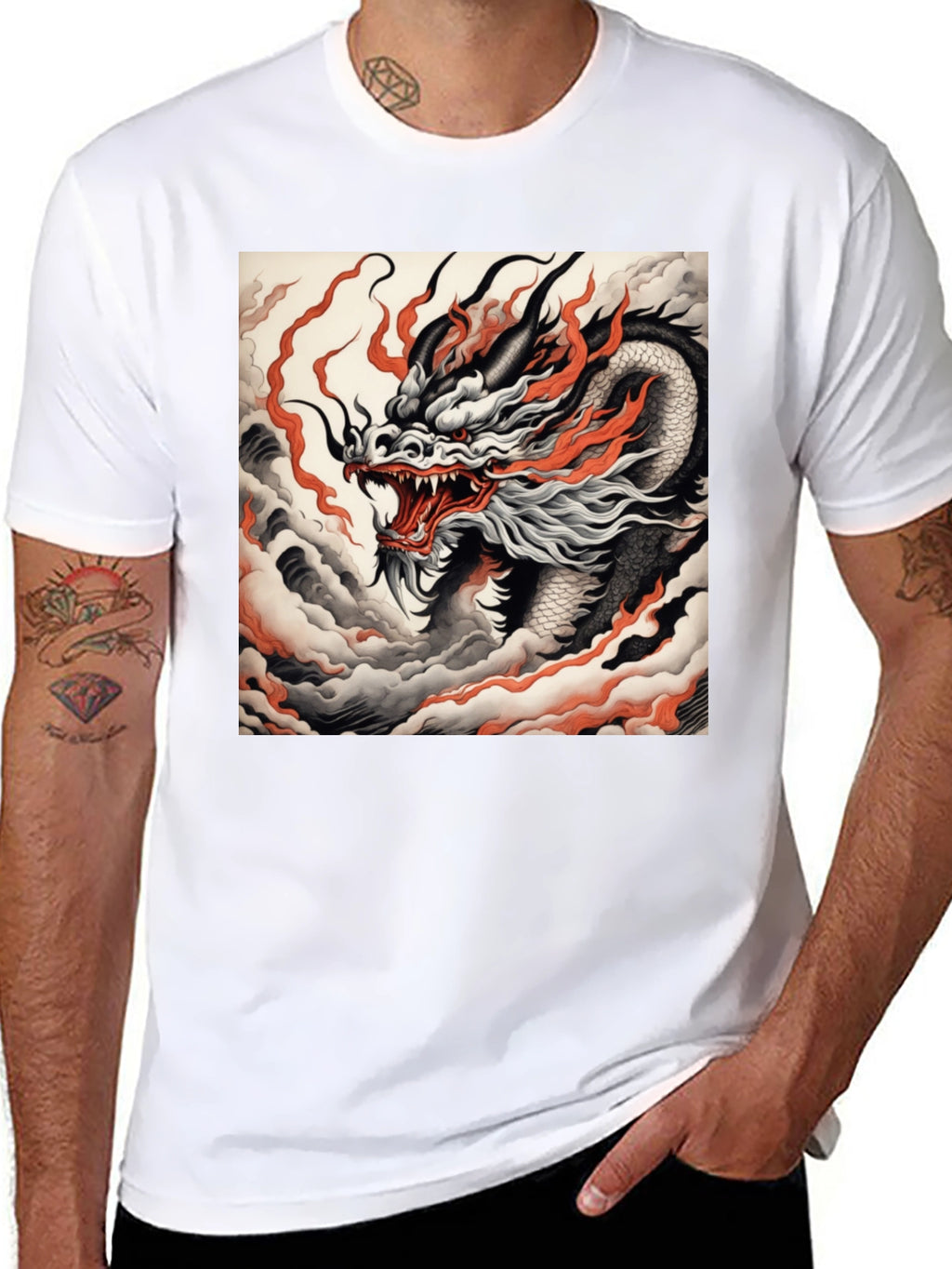 Dragon T-Shirt - Bold Graphic Tee