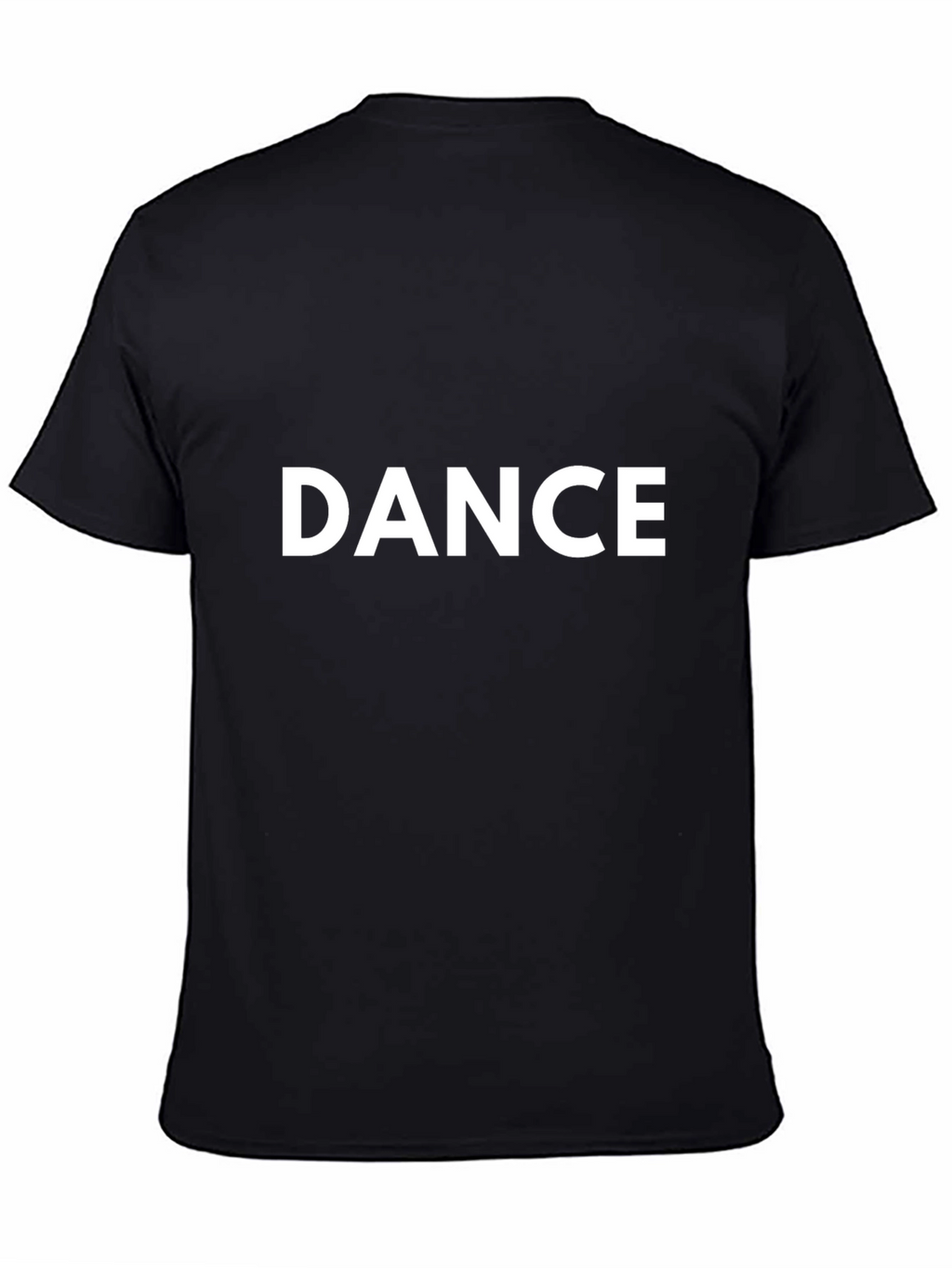 Dance Graphic Tee - Black Casual T-Shirt