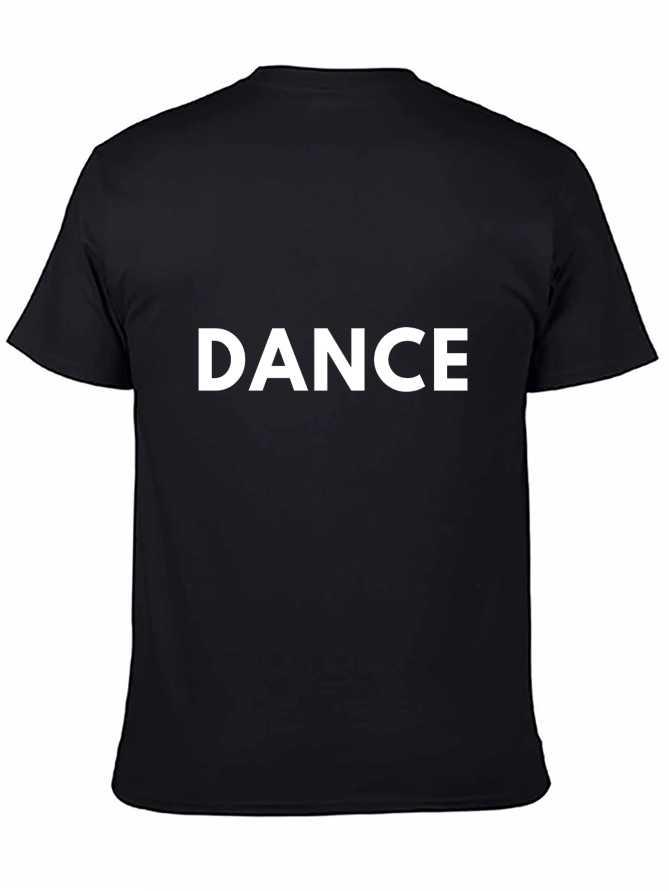 Dance Graphic Tee - Black Casual T-Shirt