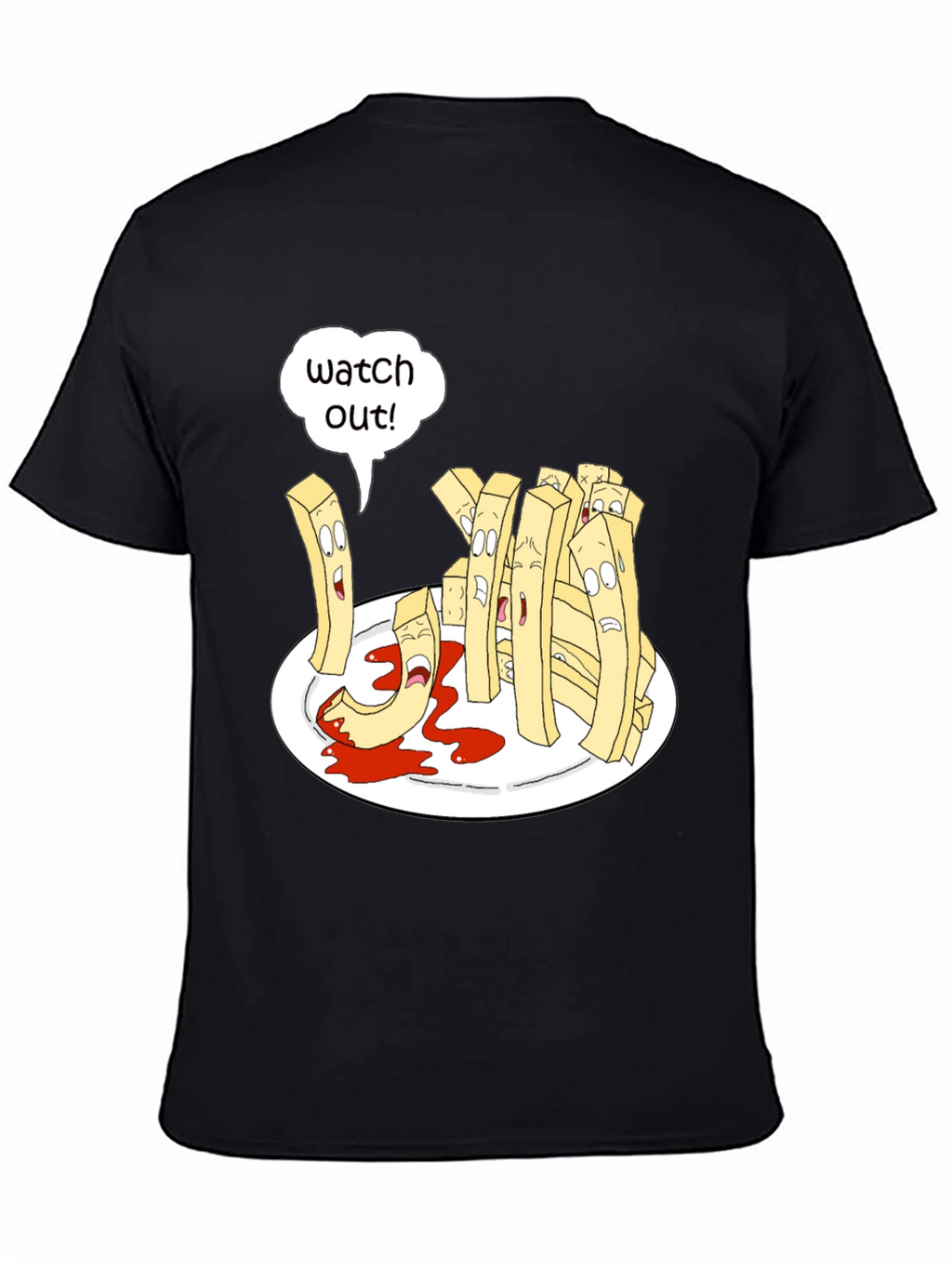 Funny Fry Cartoon T-Shirt