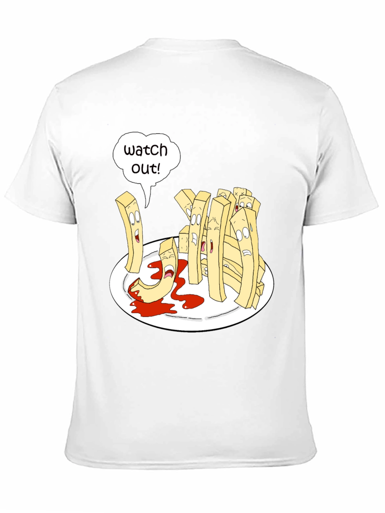 Funny Fry Cartoon T-Shirt