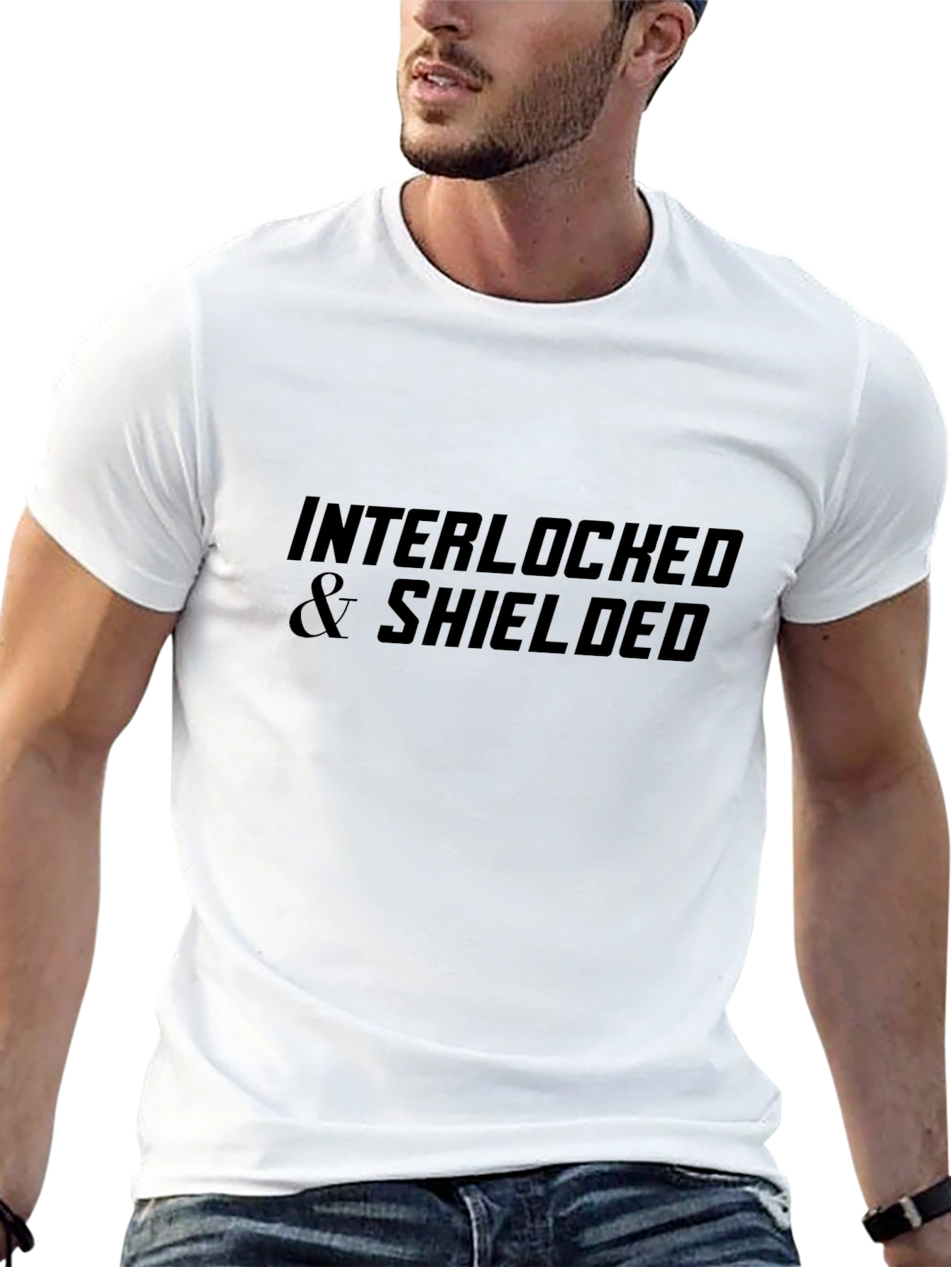 Interlocked & Shielded Graphic T-Shirt