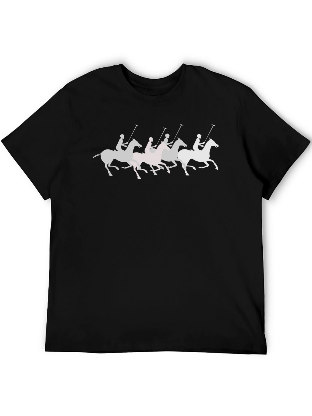 Equestrian Polo Players Graphic T-Shirt