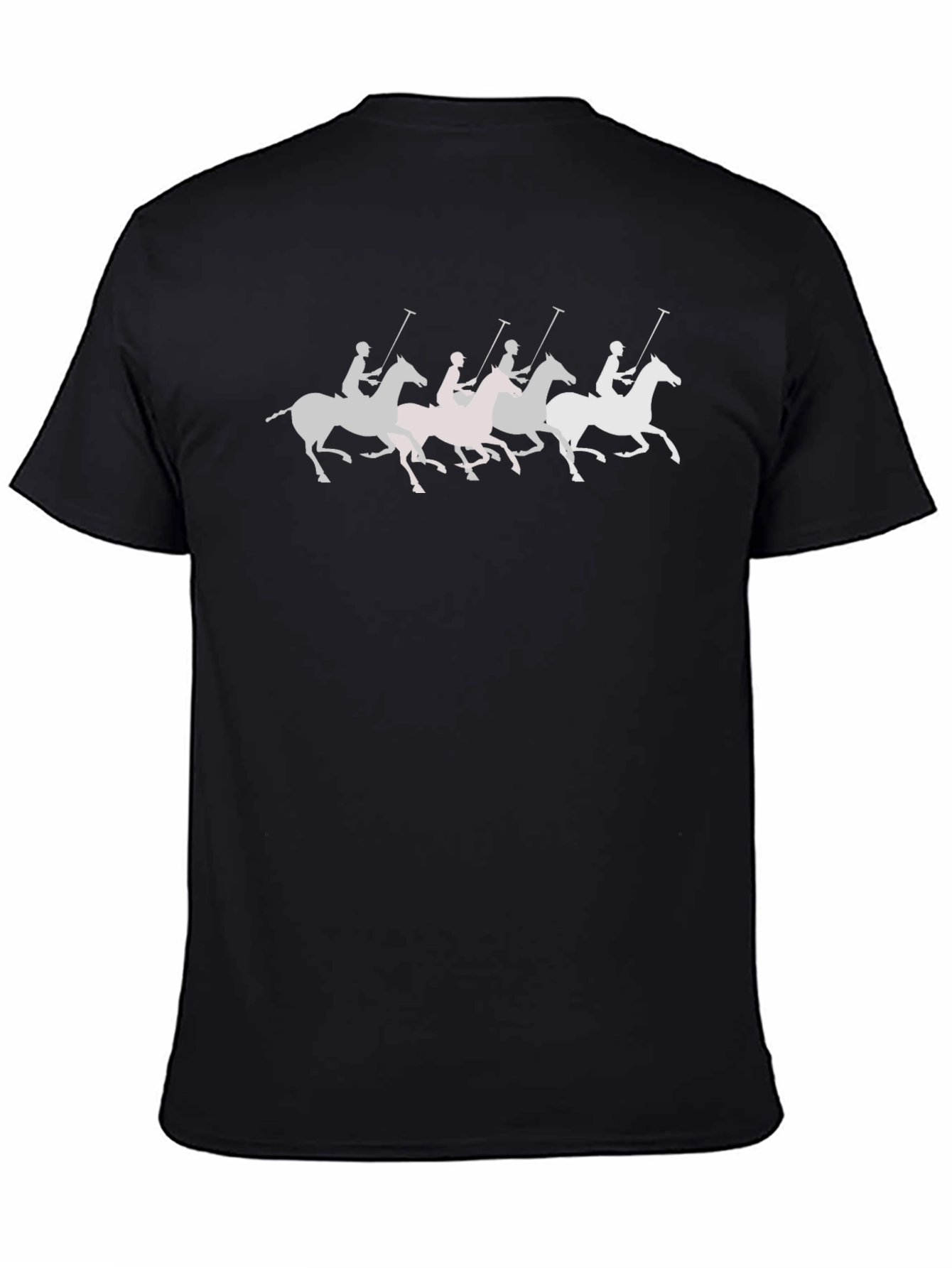 Equestrian Polo Players Graphic T-Shirt