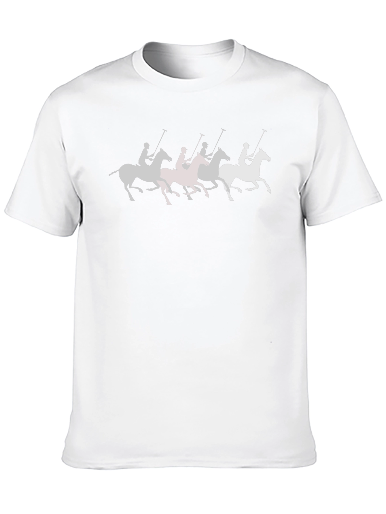 Equestrian Polo Players Graphic T-Shirt