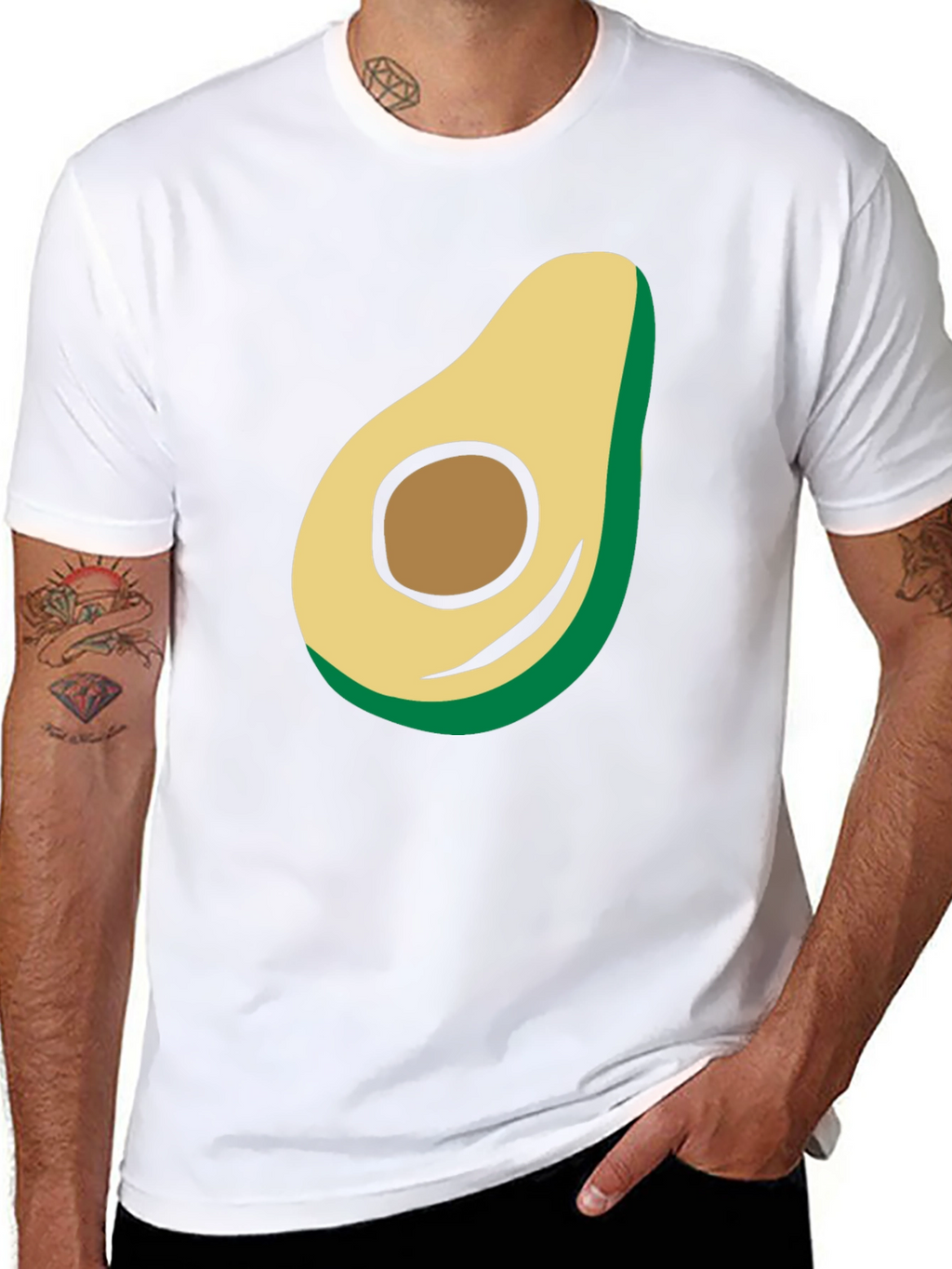 Avocado Graphic T-Shirt - Casual Menswear