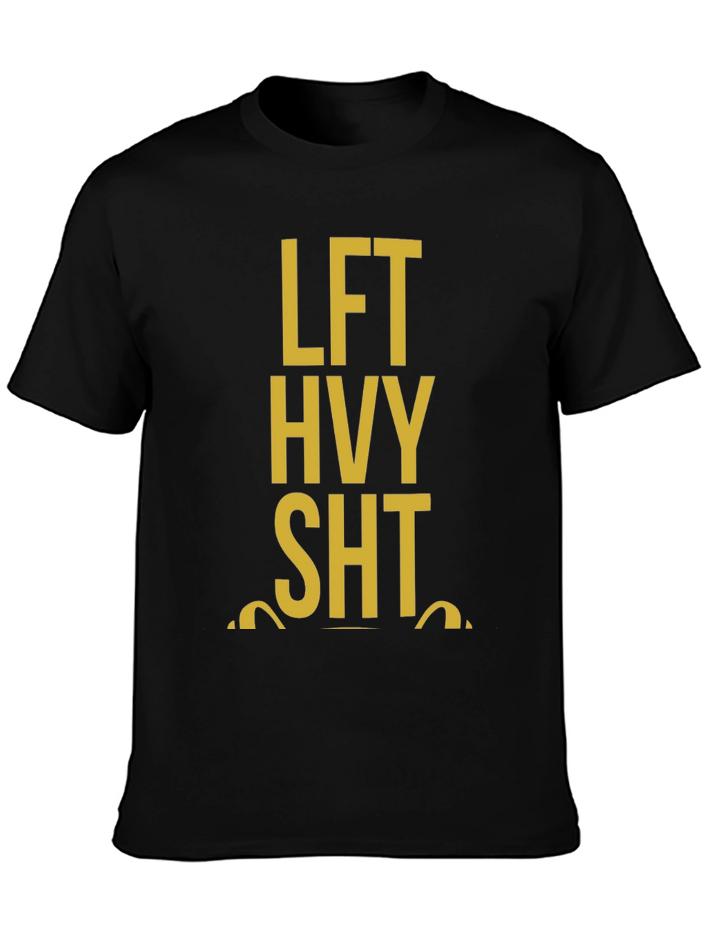LFT HVY SHT Black Graphic Tee