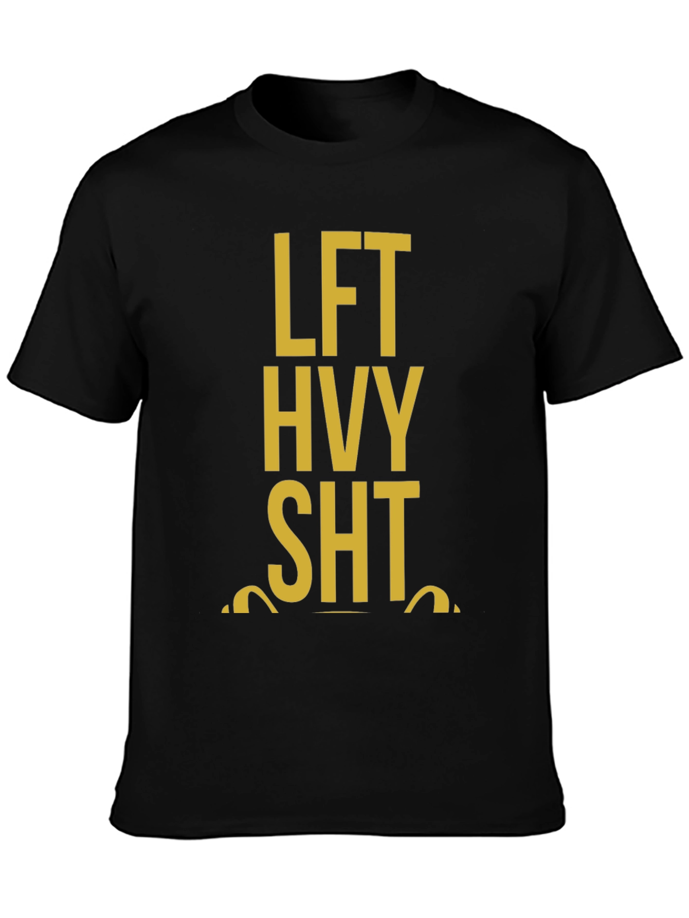 LFT HVY SHT Black Graphic Tee