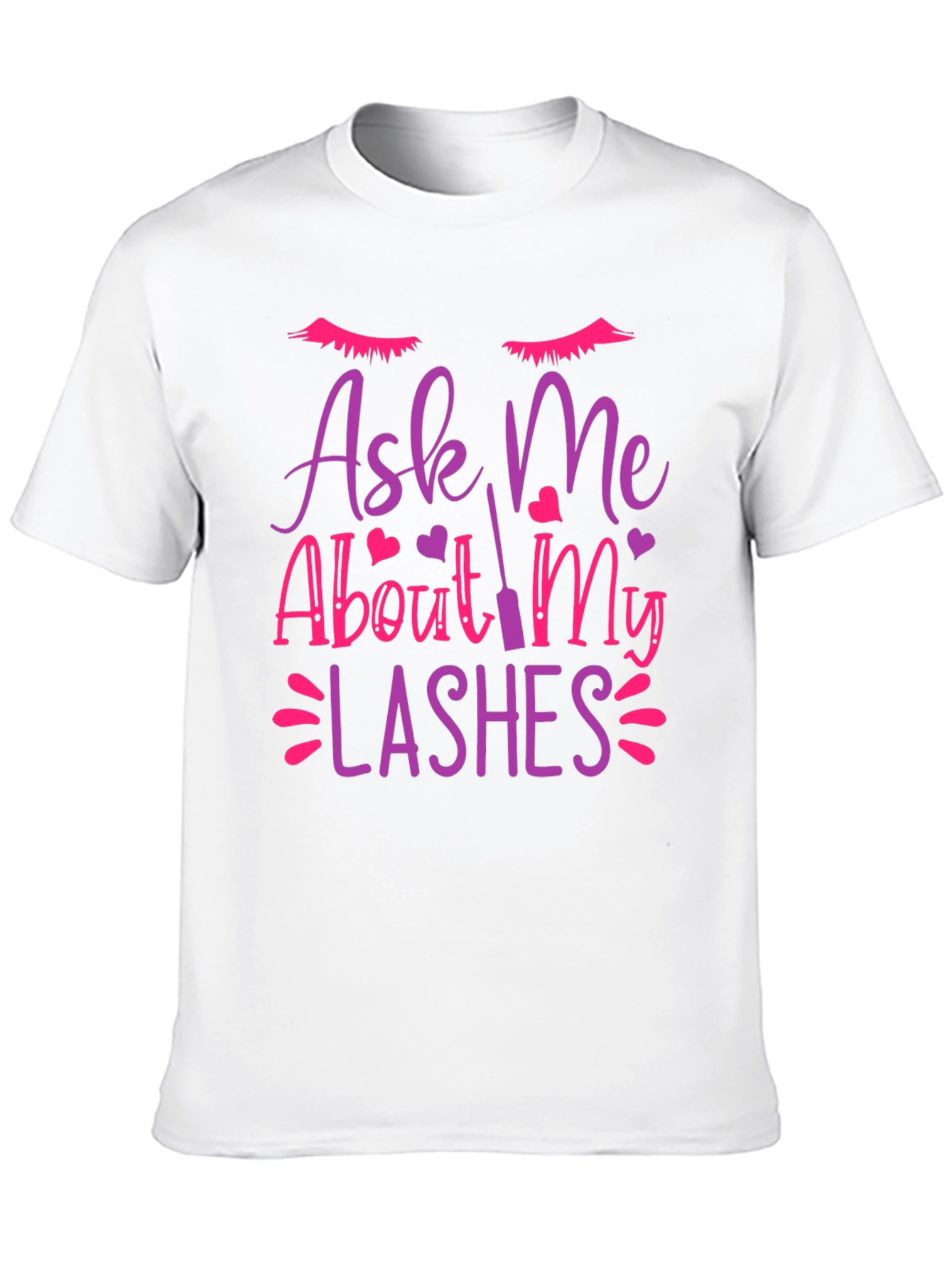 Ask Me About My Lashes Graphic Tee