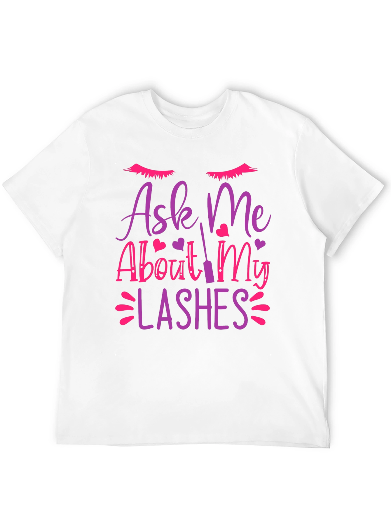 Ask Me About My Lashes Graphic Tee