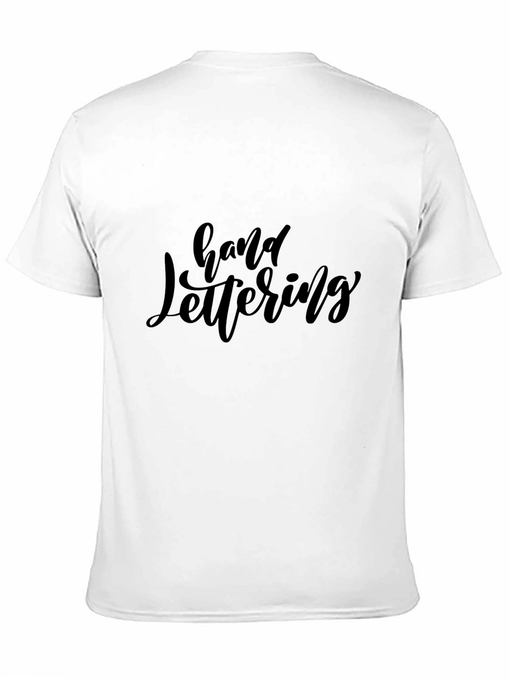 Hand Lettering Black T-Shirt