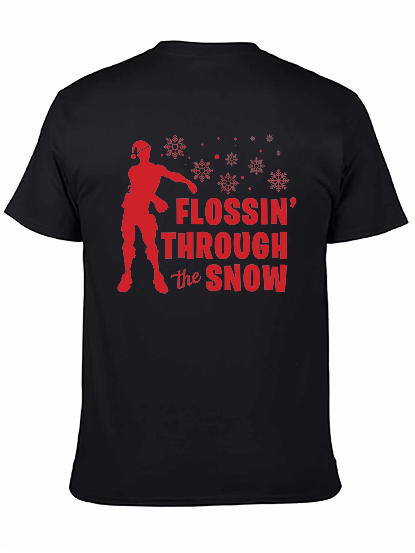 Flossin Through the Snow Holiday T-Shirt