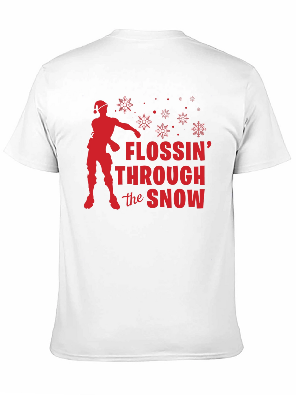 Flossin Through the Snow Holiday T-Shirt