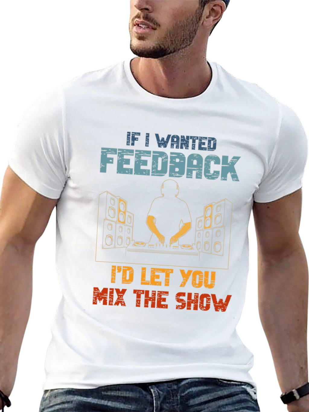 DJ Feedback Funny T-Shirt