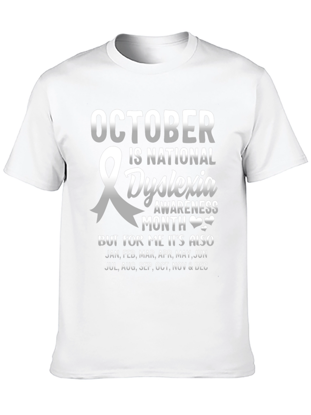 Dyslexia Awareness Month T-Shirt