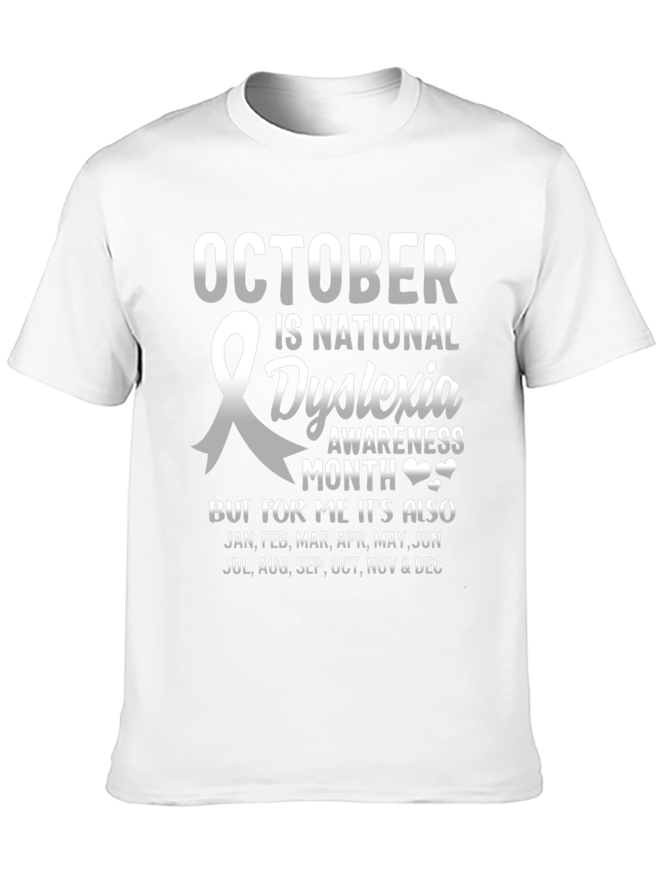 Dyslexia Awareness Month T-Shirt