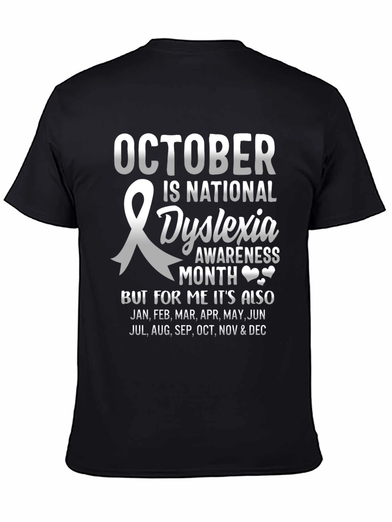 Dyslexia Awareness Month T-Shirt