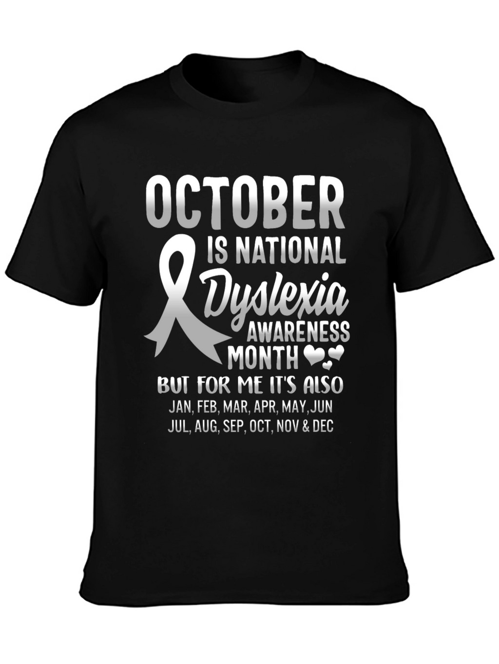 Dyslexia Awareness Month T-Shirt