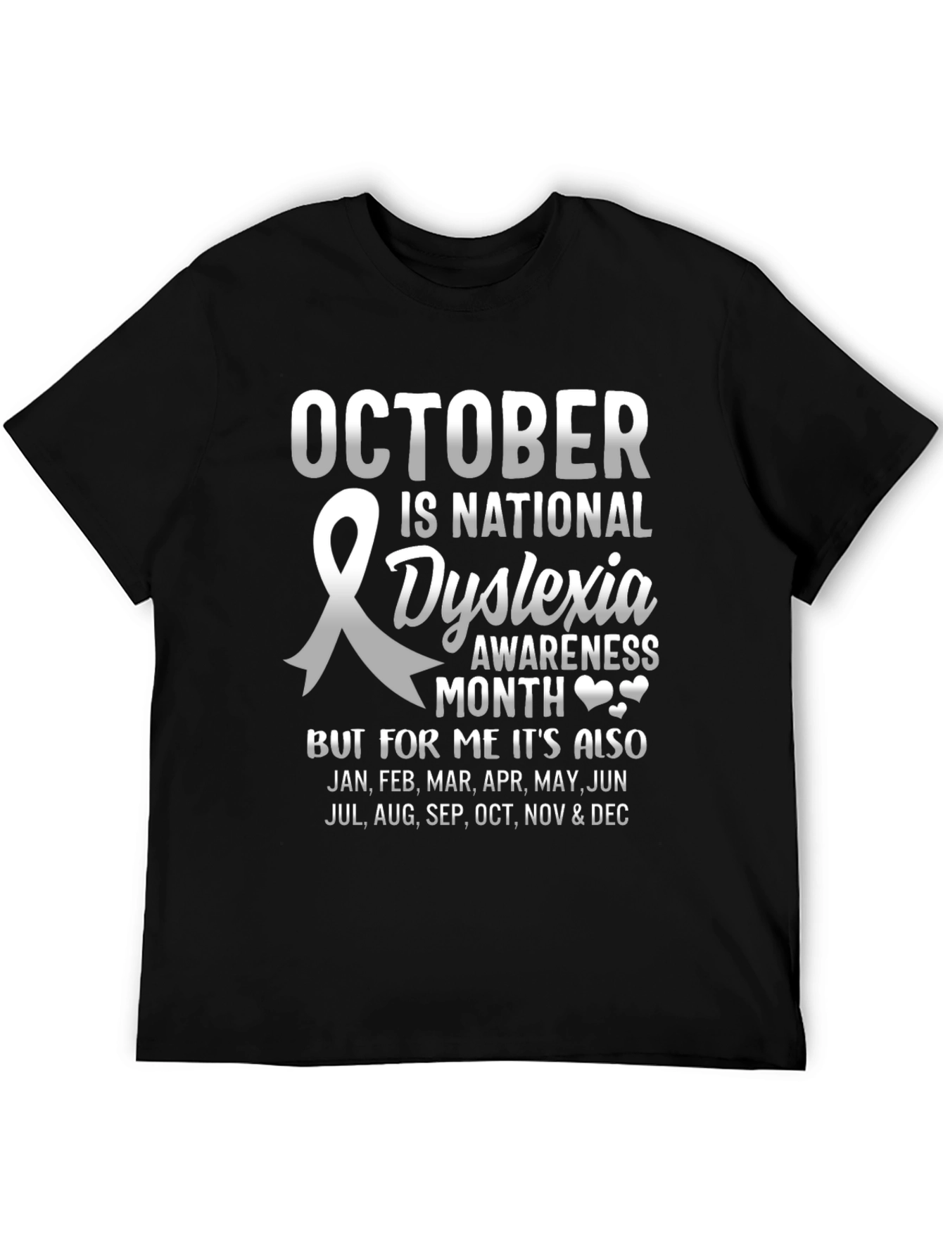 Dyslexia Awareness Month T-Shirt