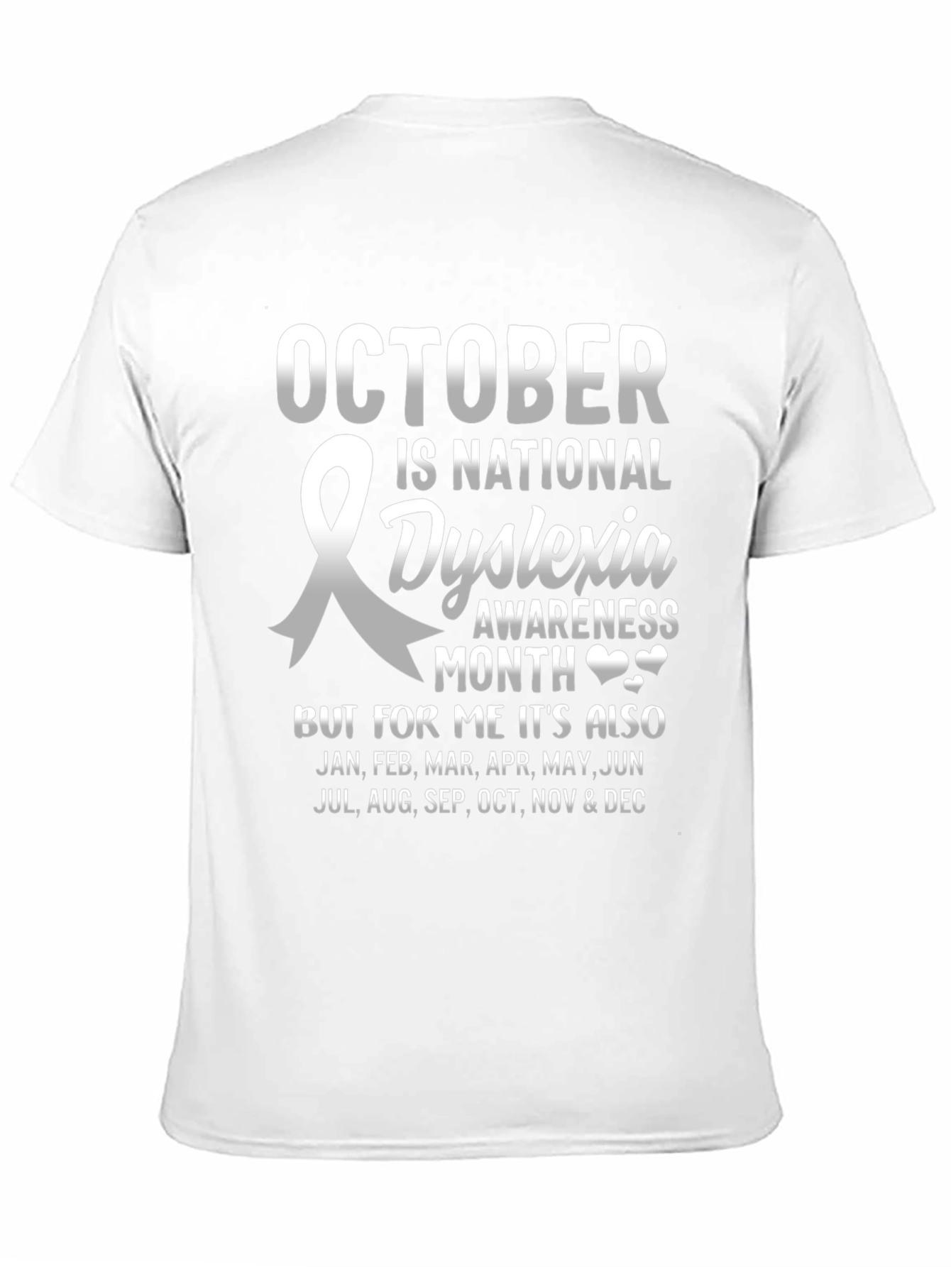 Dyslexia Awareness Month T-Shirt