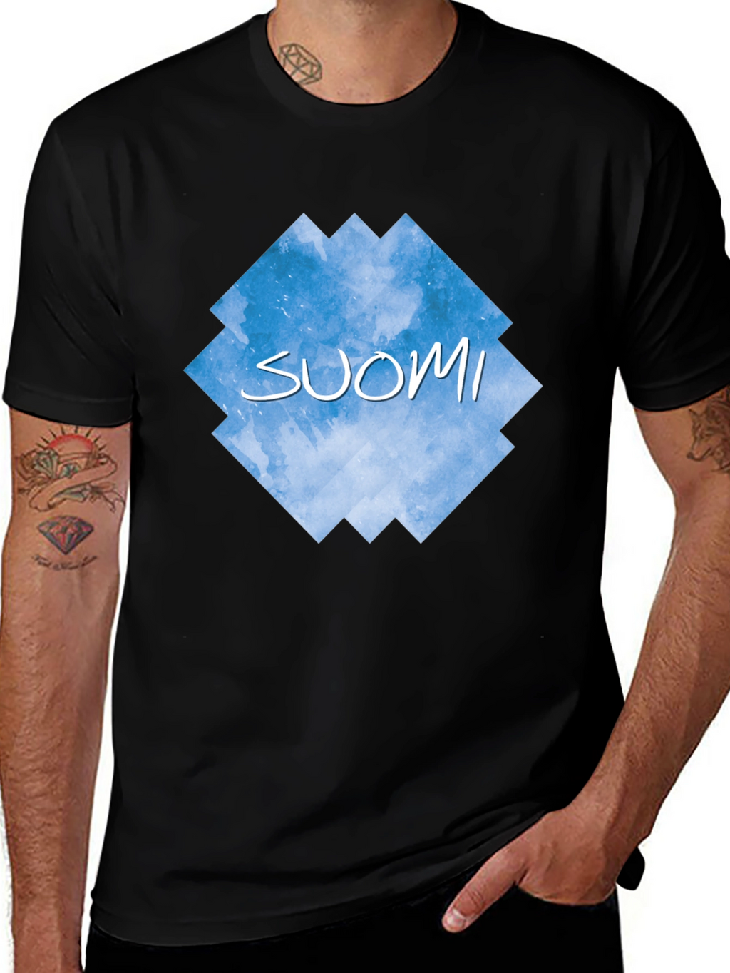 Suomi Tee - Cloud Diamond Graphic T-Shirt