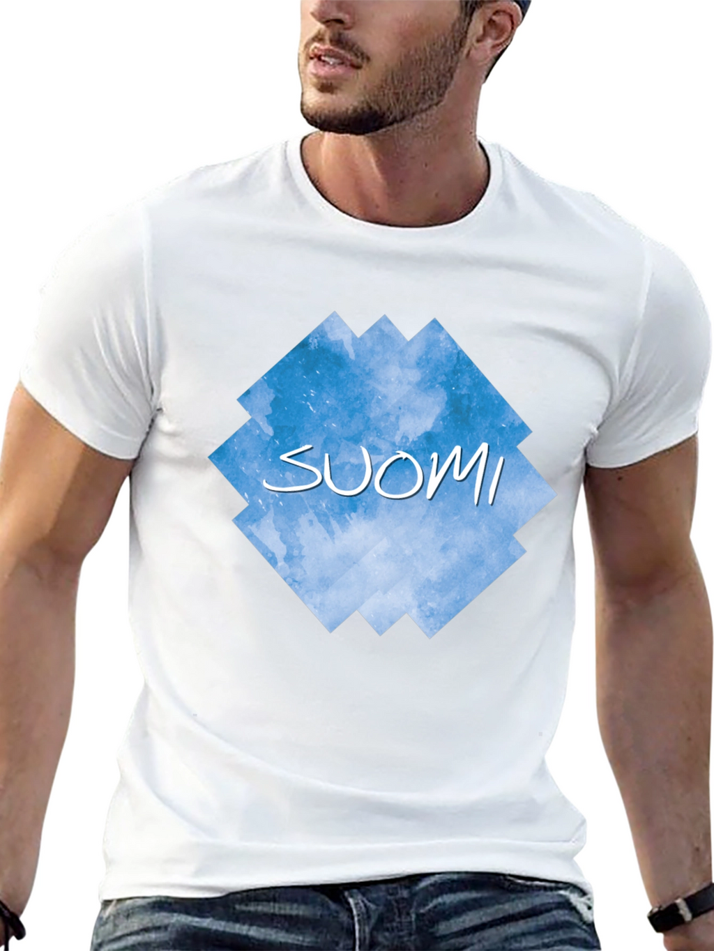 Suomi Tee - Cloud Diamond Graphic T-Shirt