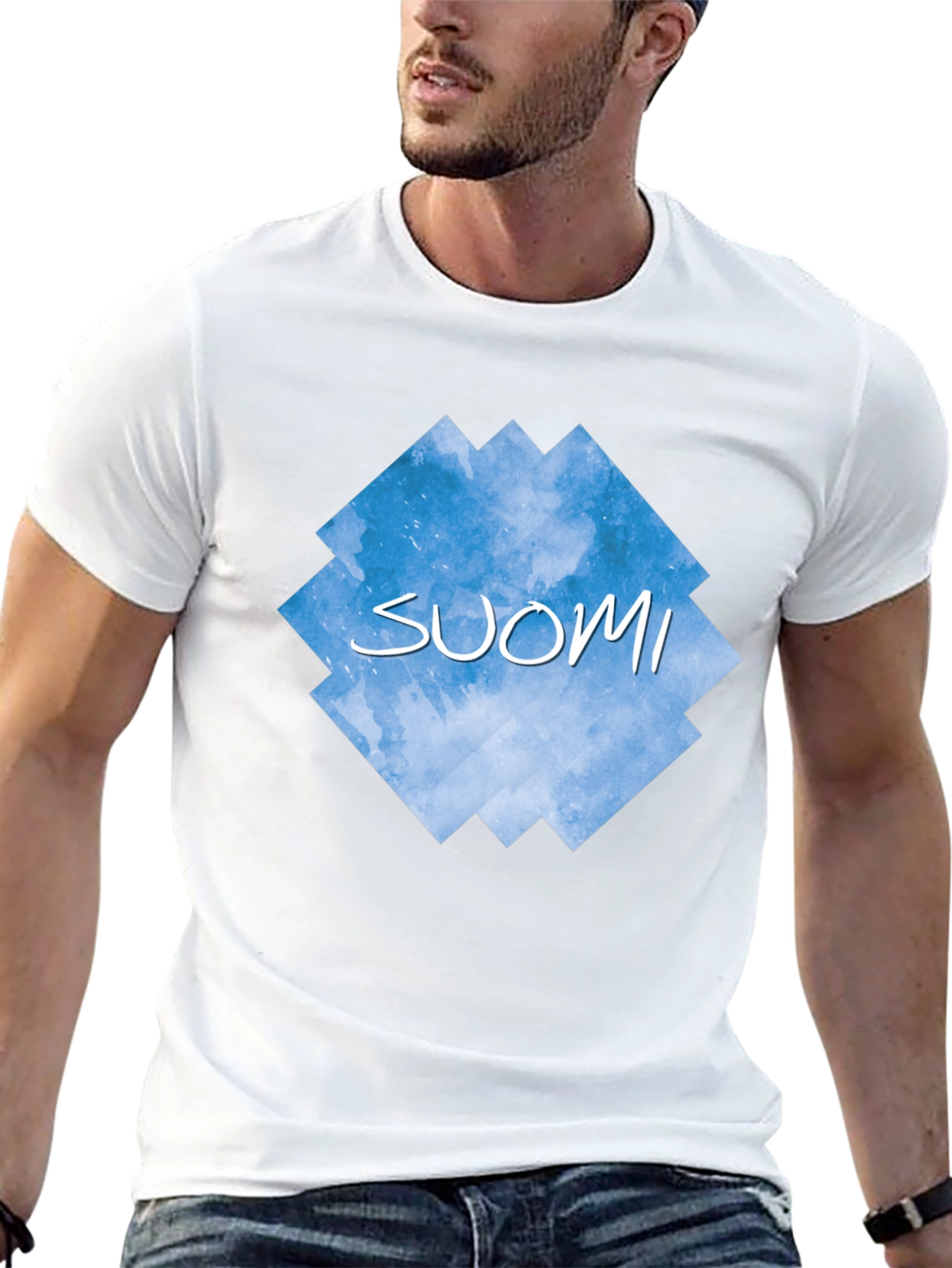 Suomi Tee - Cloud Diamond Graphic T-Shirt