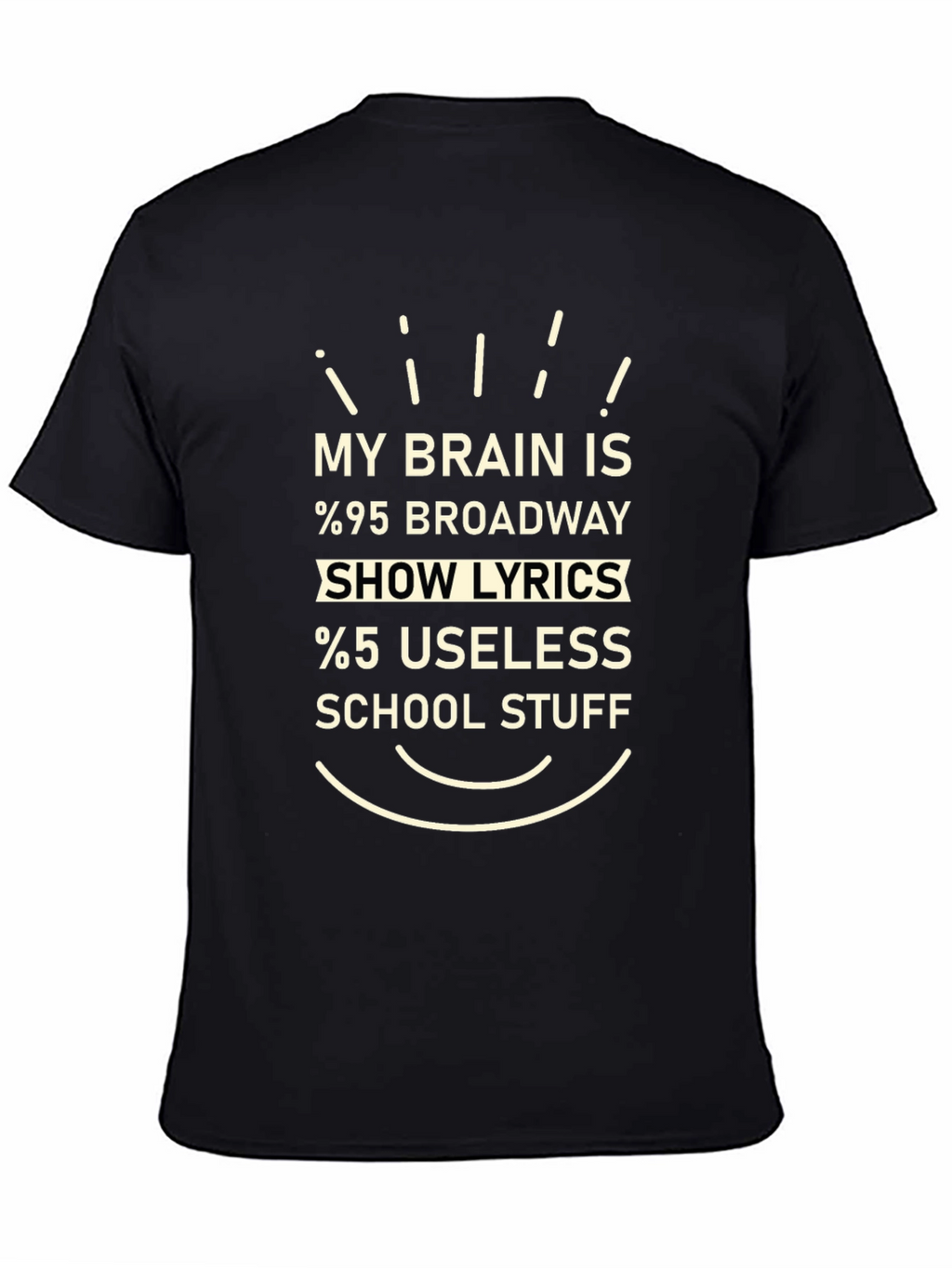 Broadway Show Lyrics Graphic T-Shirt