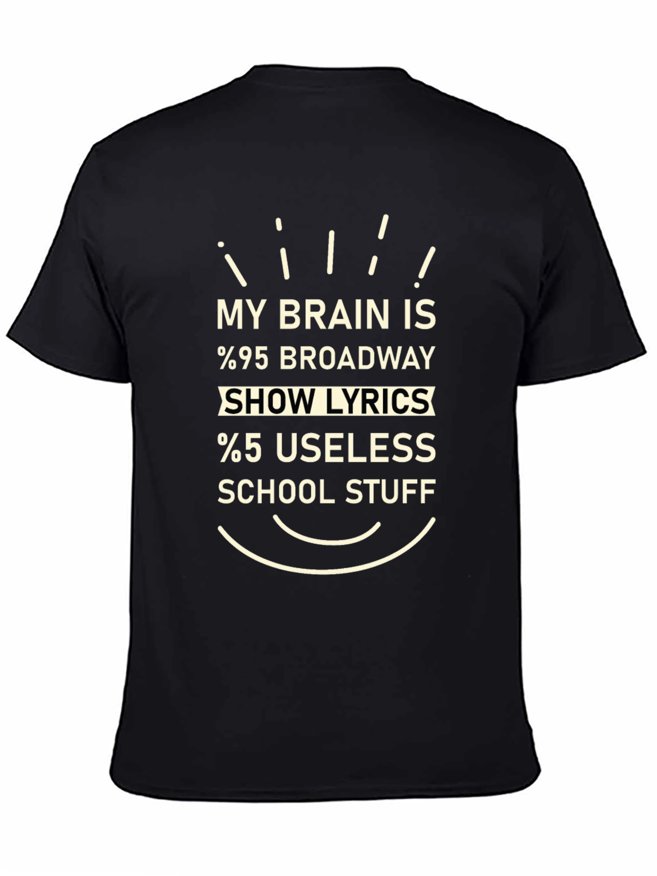 Broadway Show Lyrics Graphic T-Shirt