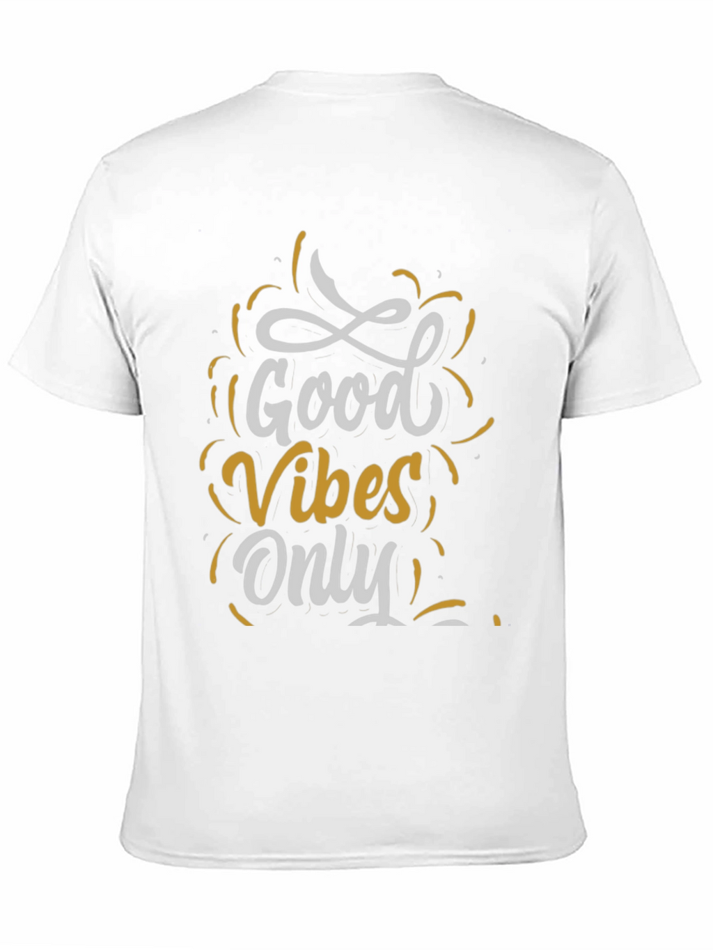 Good Vibes Only Graphic Tee - Casual Black T-Shirt