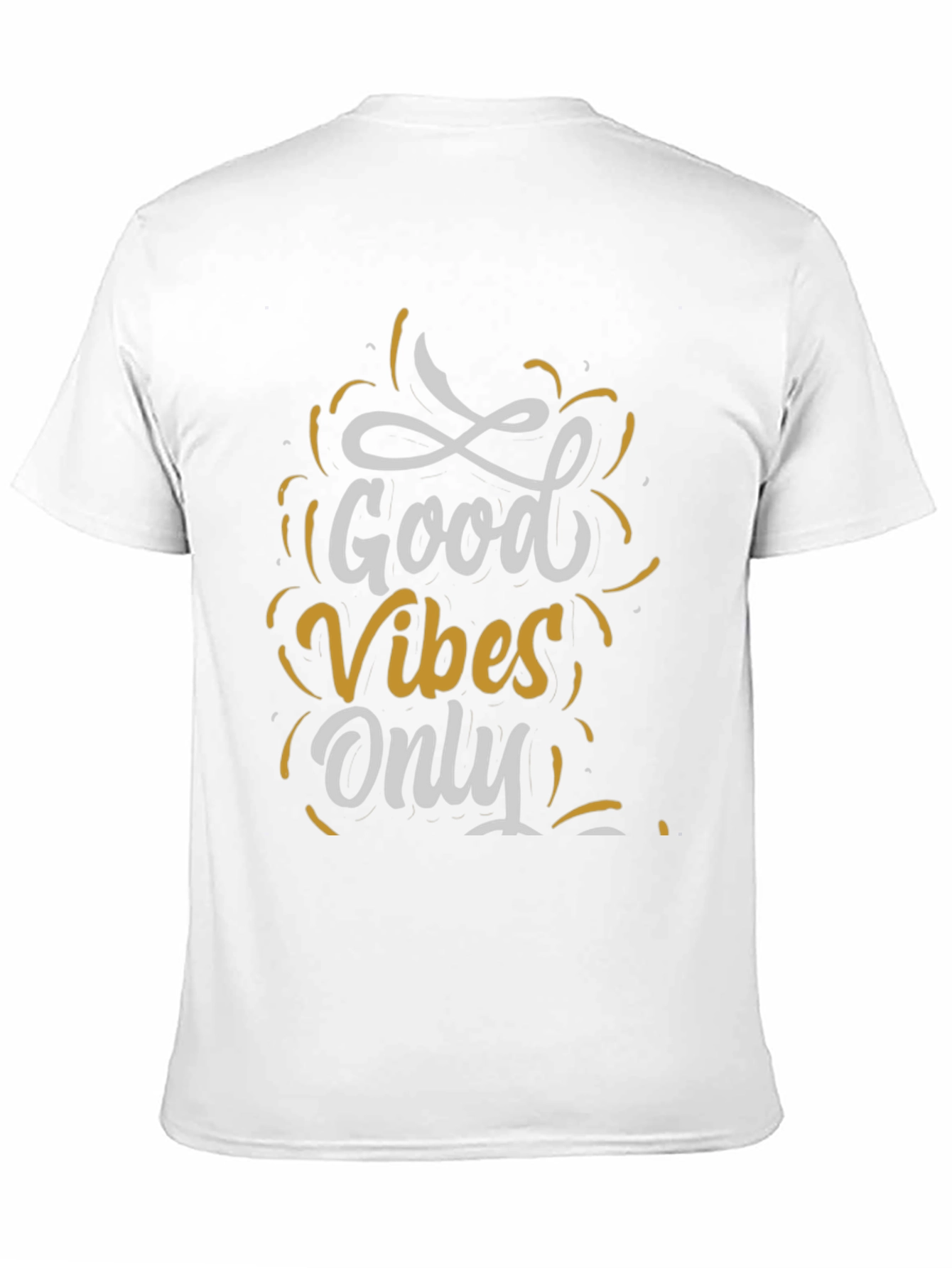Good Vibes Only Graphic Tee - Casual Black T-Shirt