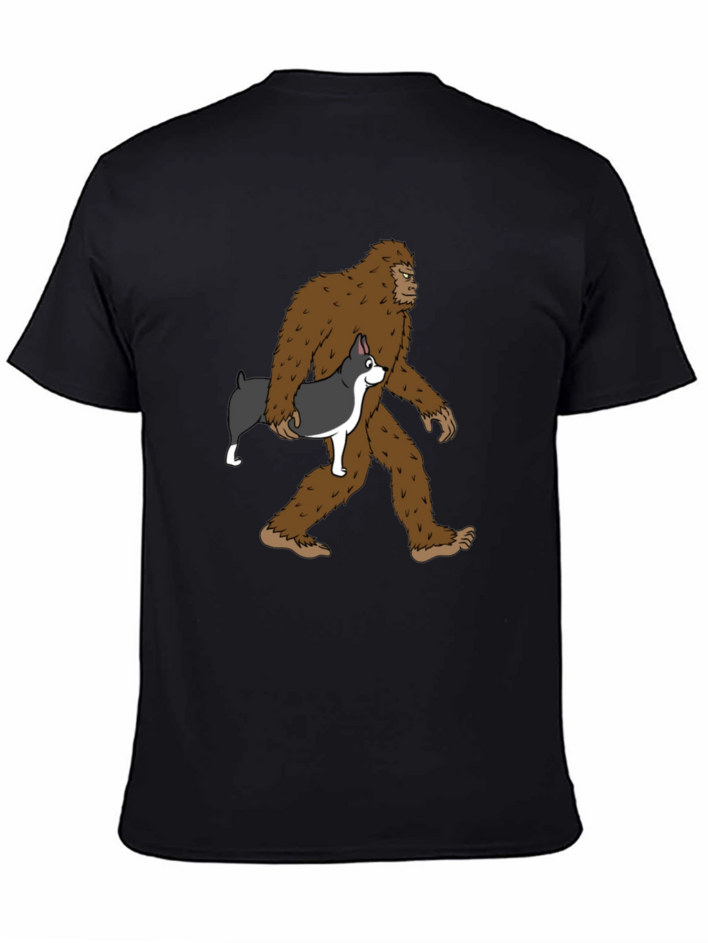 Bigfoot & Boston Terrier T-Shirt