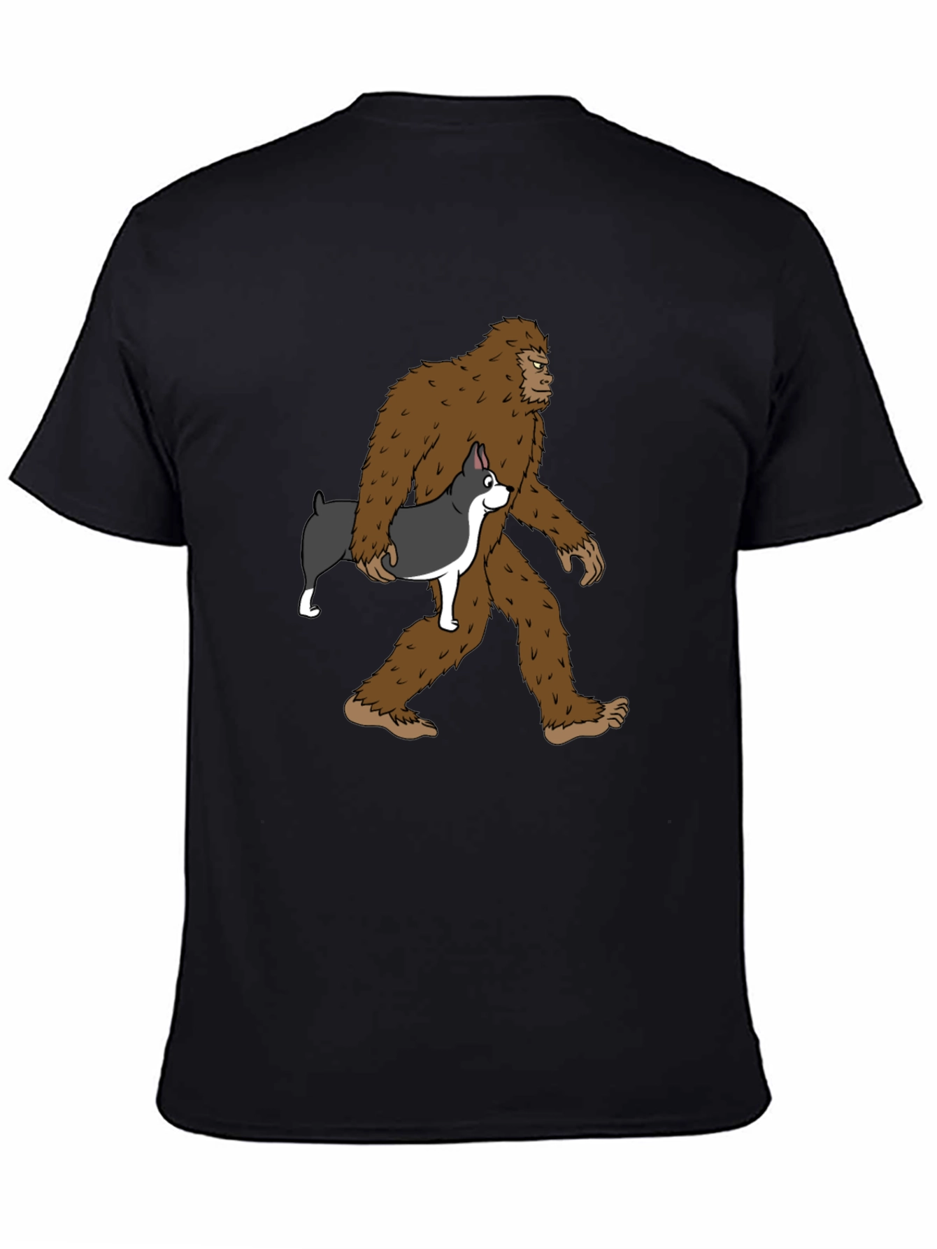 Bigfoot & Boston Terrier T-Shirt