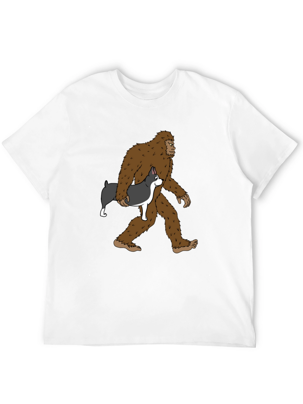 Bigfoot & Boston Terrier T-Shirt