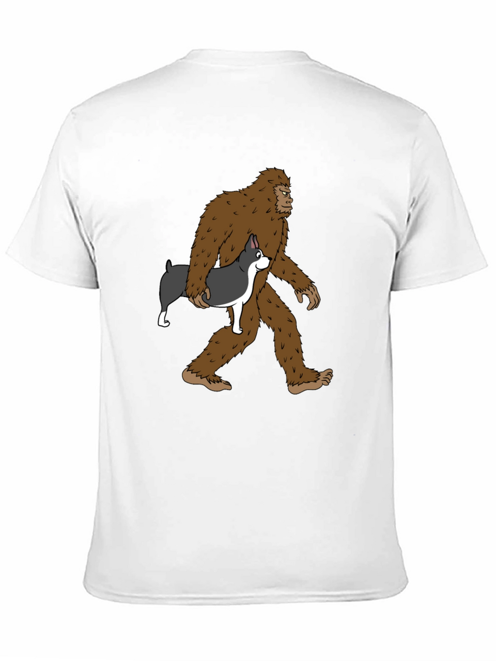 Bigfoot & Boston Terrier T-Shirt