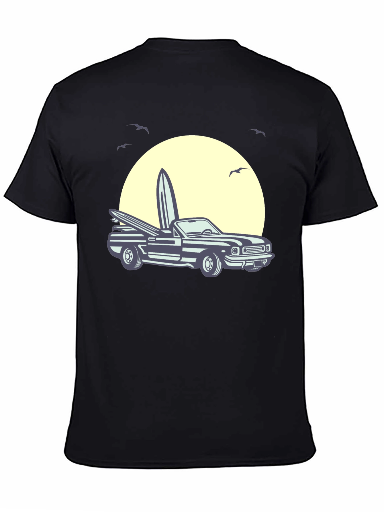 Surf Car Graphic Tee - Retro Summer Vibes