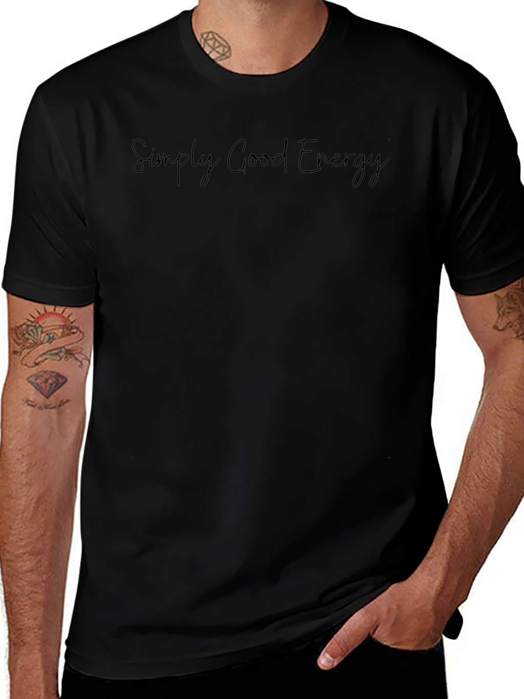 Simply Good Energy Black T-Shirt