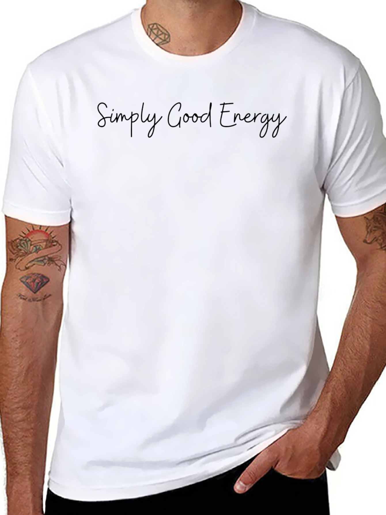 Simply Good Energy Black T-Shirt