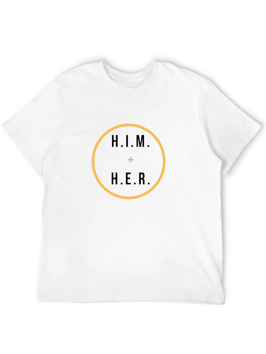 HIM + HER Graphic Tee - Couples Matching Shirt