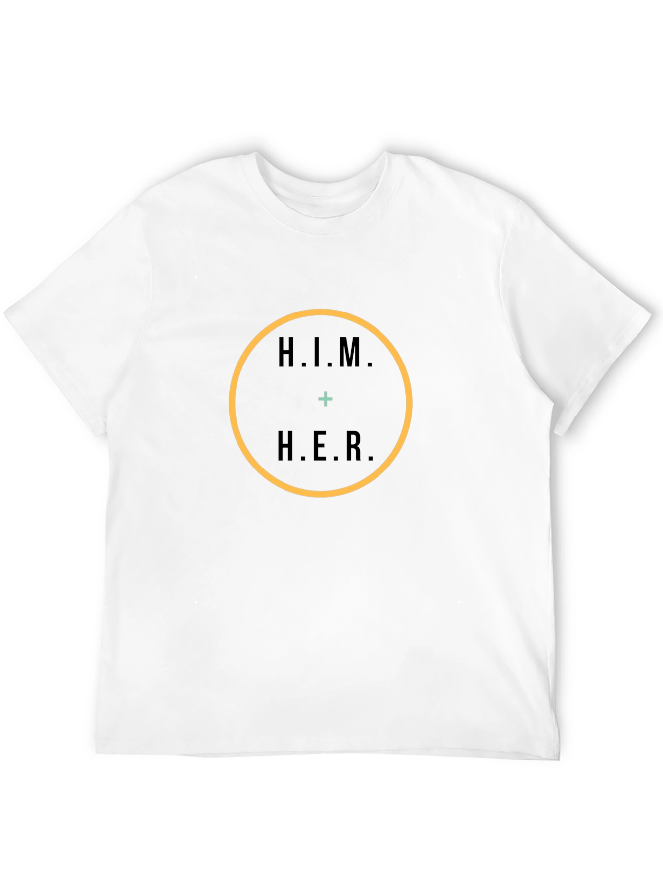 HIM + HER Graphic Tee - Couples Matching Shirt