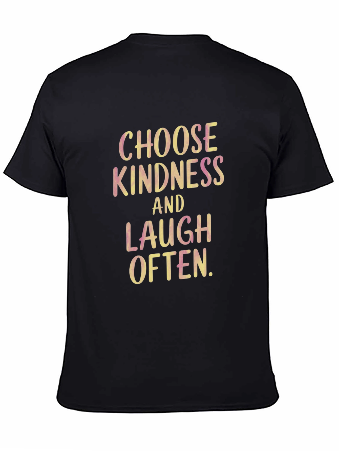 Choose Kindness Graphic Tee - Black Cotton Blend