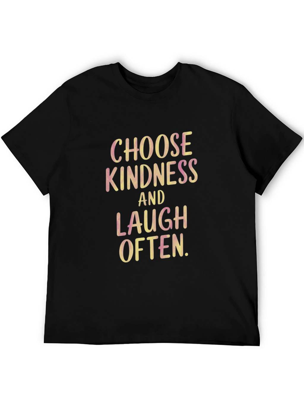 Choose Kindness Graphic Tee - Black Cotton Blend