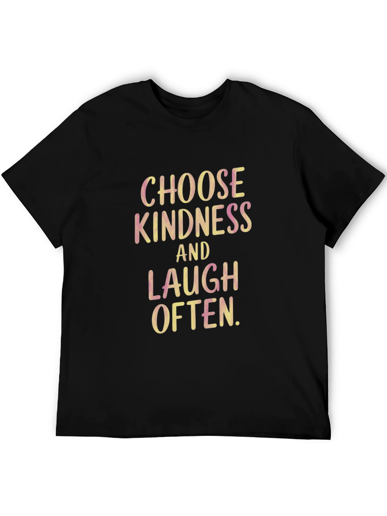 Choose Kindness Graphic Tee - Black Cotton Blend