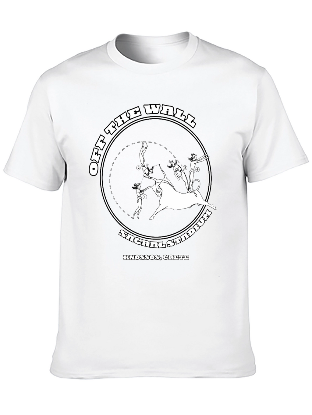 Off The Wall Sacral Stadium Bull Jump T-Shirt