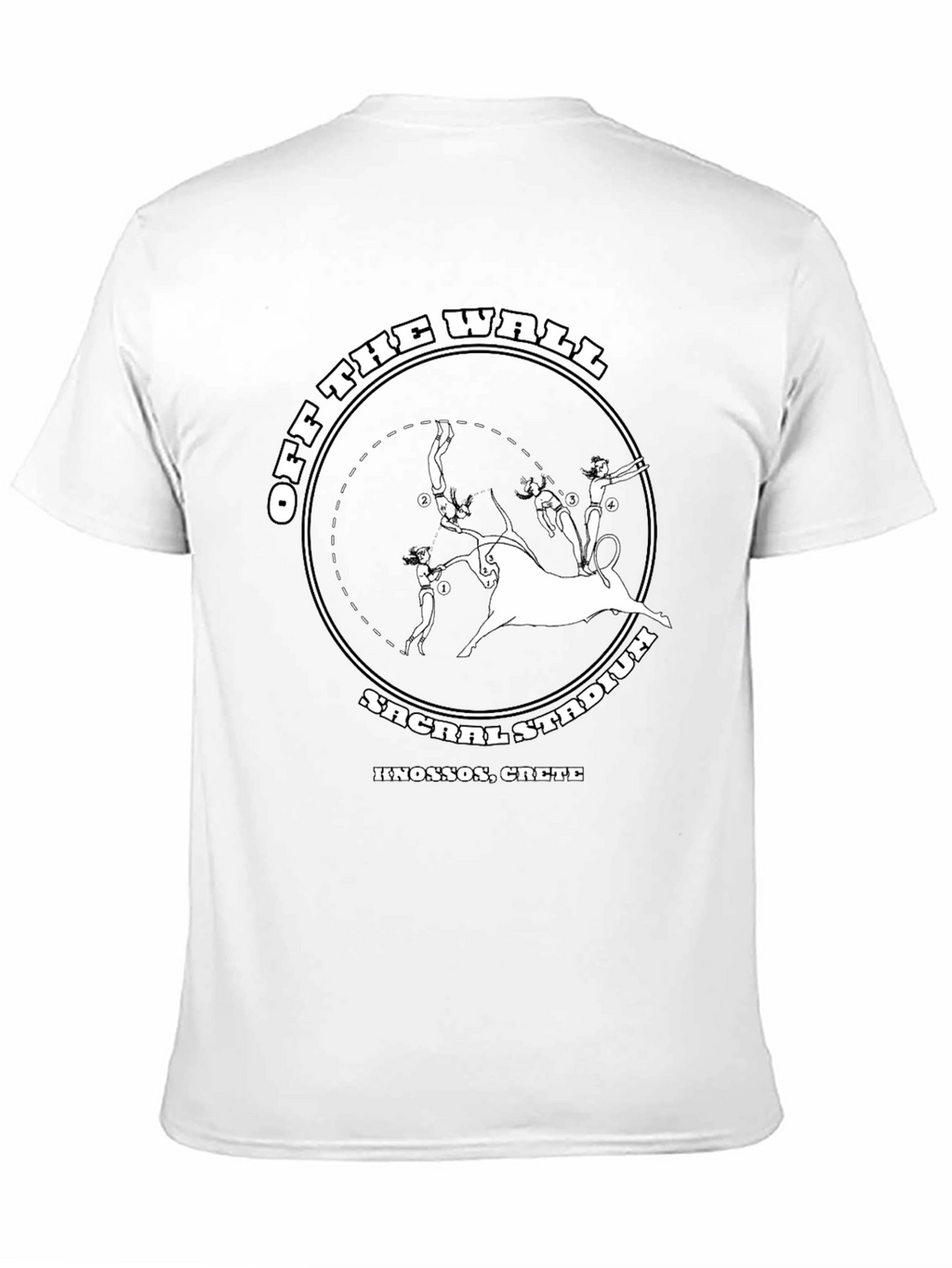 Off The Wall Sacral Stadium Bull Jump T-Shirt