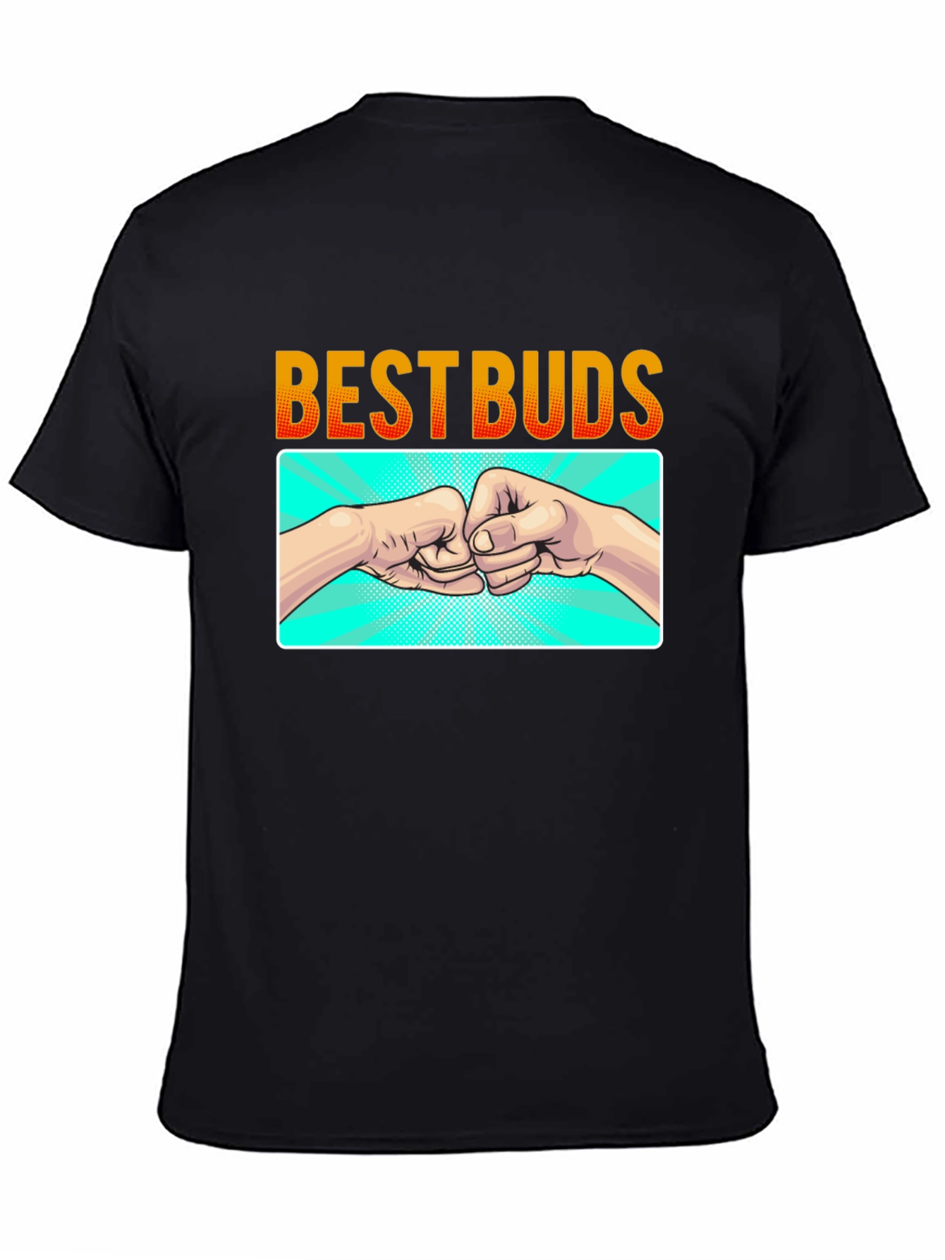 Best Buds Fist Bump Graphic T-Shirt - Cool Friendship Tee