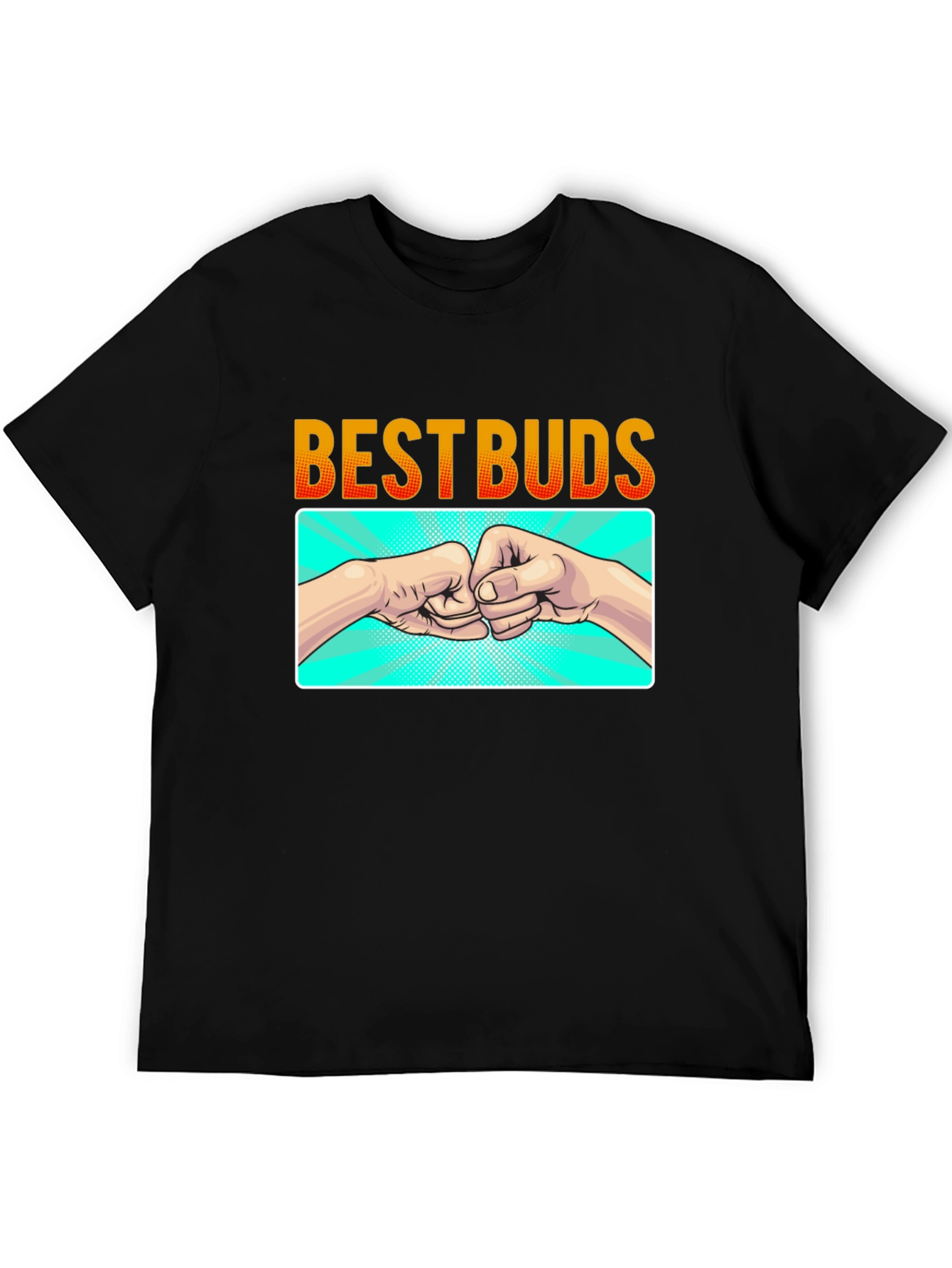 Best Buds Fist Bump Graphic T-Shirt - Cool Friendship Tee