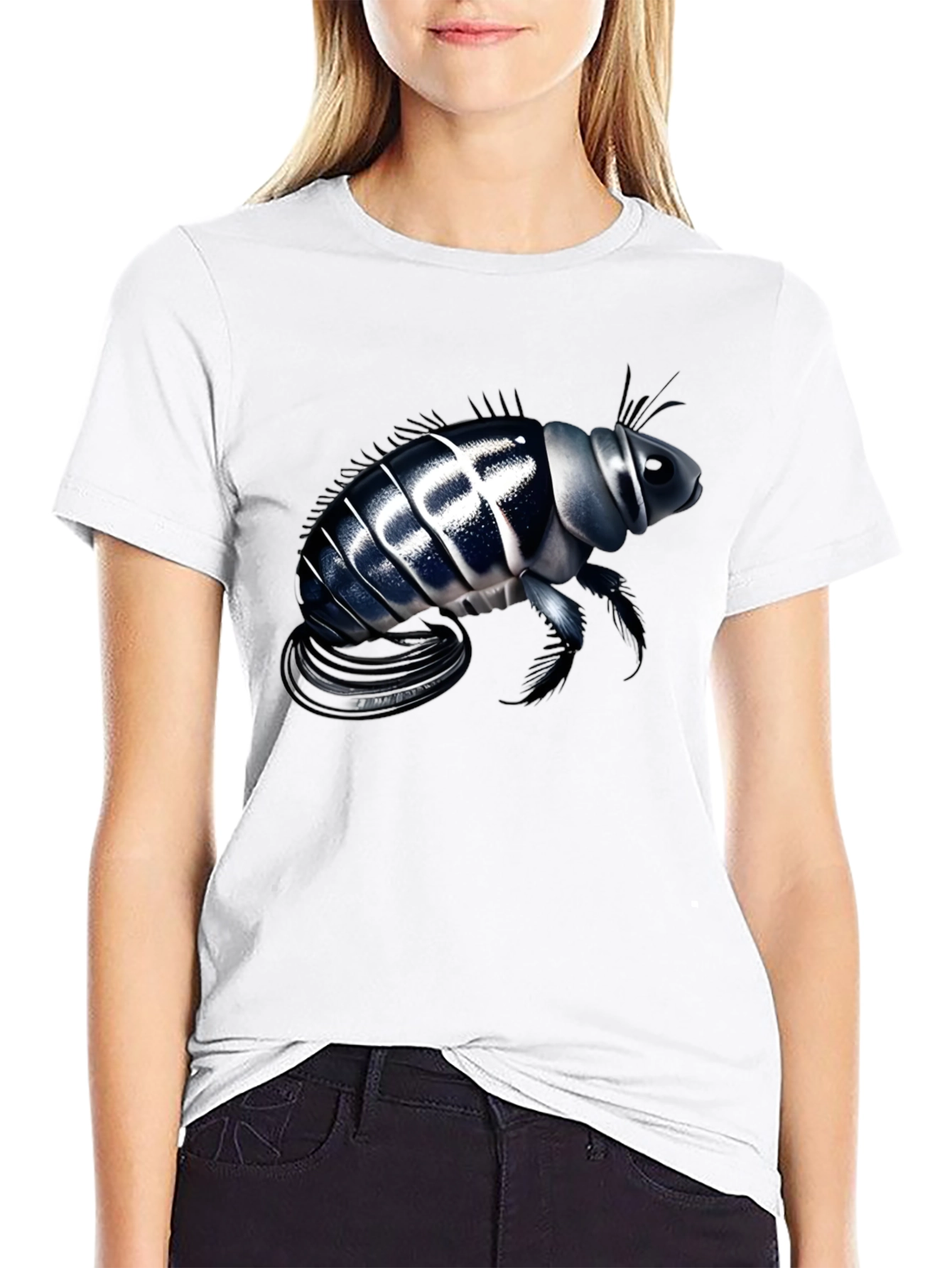 Flea Graphic Tee - Unique Insect Design
